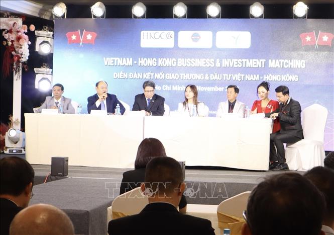The Vietnam-Hong Kong Business & Investment Matching is held in Ho Chi Minh City on November 20. VNA Photo: Xuân Khu