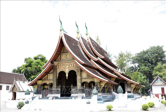 Ngôi chính điện của chùa Wat Xiengthong. Ảnh: Phạm Kiên - Phóng viên TTXVN tại Lào