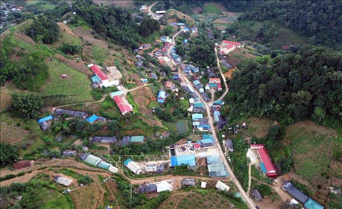 Xã biên giới Chiềng Tương, huyện Yên Châu, tỉnh Sơn La. Ảnh: Quang Quyết - TTXVN
