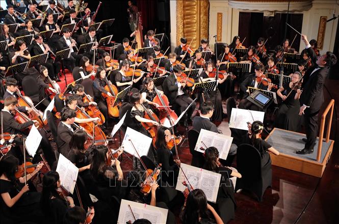 Buổi hòa nhạc VYO Grand Concert 2023. Ảnh: Thanh Tùng - TTXVN 