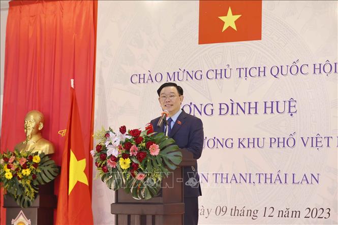 Chủ tịch Quốc hội Vương Đình Huệ phát biểu. Ảnh: Doãn Tấn – TTXVN