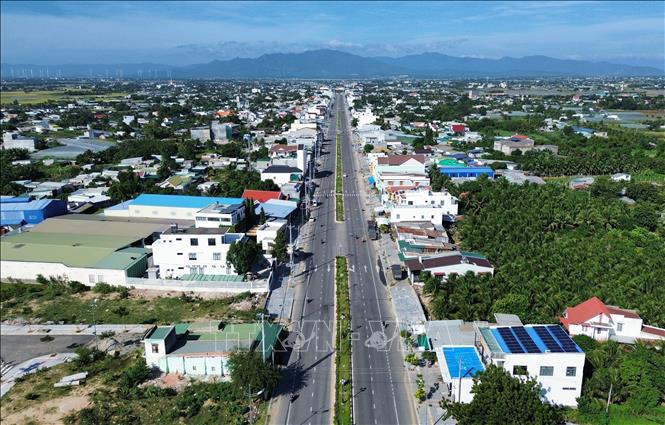 Một góc xã nông thôn mới nâng cao An Hải (Ninh Phước, Ninh Thuận). Ảnh: Nguyễn Thành – TTXVN
