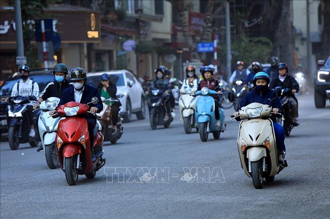 Giao thông xanh không chỉ giúp giảm ô nhiễm môi trường bằng cách giảm lượng khí thải gây hiệu ứng nhà kính từ phương tiện giao thông, giảm ùn tắc giao thông mà quan trọng là tạo ra một môi trường đô thị thông thoáng. Ảnh: Văn Hiếu - TTXVN