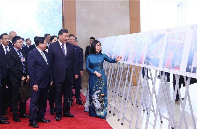 Image hình ảnh Bí thư Tuyết - Thủ tướng Phạm Minh Chính và Tổng Bí thư, Chủ tịch nước Trung Quốc ...