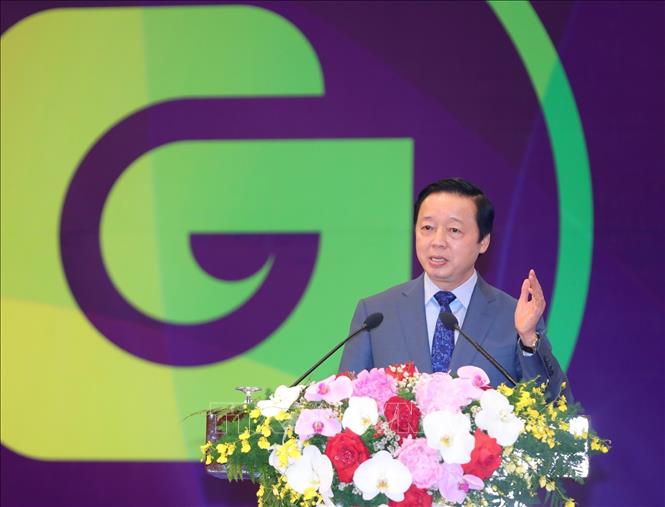 Phó Thủ tướng Trần Hồng Hà phát biểu. Ảnh: Hoàng Hiếu – TTXVN