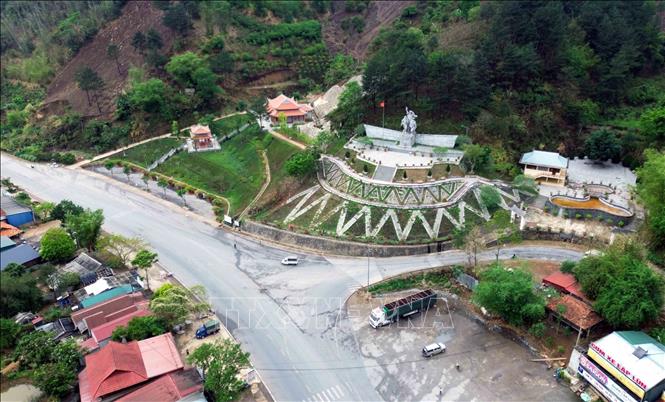 Khu Di tích lịch sử quốc gia ngã ba Cò Nòi thuộc địa phận xã Cò Nòi (Mai Sơn, Sơn La). Ảnh: Quang Quyết - TTXVN