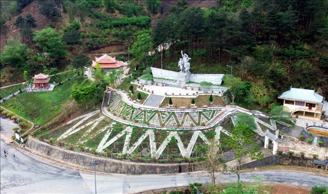 Khu Di tích lịch sử quốc gia ngã ba Cò Nòi thuộc địa phận xã Cò Nòi (Mai Sơn, Sơn La). Ảnh: Quang Quyết - TTXVN