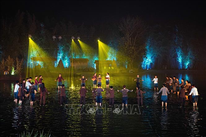 Cuộc sống tại những vùng quê Bắc Bộ được tái hiện tại show thực cảnh 