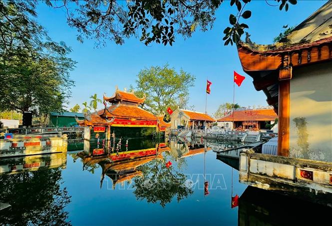 Làng rối nước Đào Thục, nơi giữ gìn tinh hoa nghệ thuật múa rối với hơn 300 năm tồn tại và phát triển. Ảnh: Tuấn Đức - TTXVN