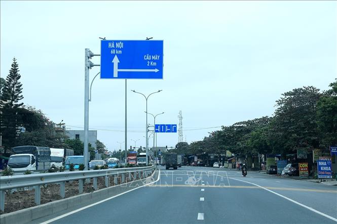 Đoạn tuyến dự án đã hoàn thành, đưa vào vận hành êm thuận, được dư luận và địa phương đánh giá cao. Ảnh: Tuấn Anh - TTXVN