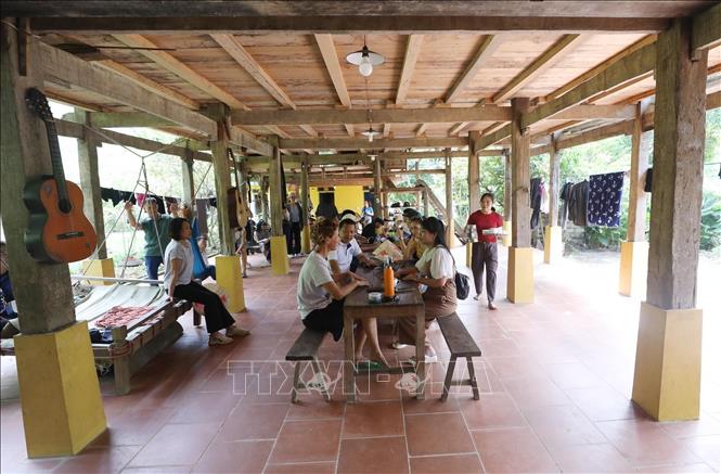Mão’s homestay by Vietclimb thuộc Làng du lịch cộng đồng xã Yên Thịnh đón khách du lịch. Ảnh: Anh Tuấn – TTXVN