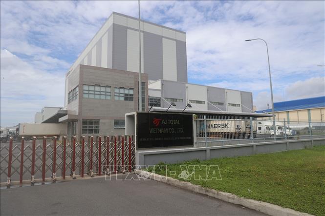 The cold storage of AJ Total Group at the Long Hau IP, Can Giuoc district. VNA Photo: Minh Hưng