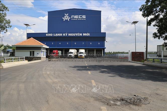 The cold storage of New Era Group at the Phu An Thanh IP, Ben Luc district. VNA Photo: Minh Hưng
