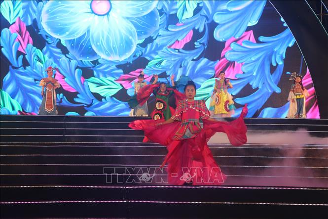 An art performance to celebrate New Year 2024 in Nghe An province. VNA Photo: Bích Huệ
