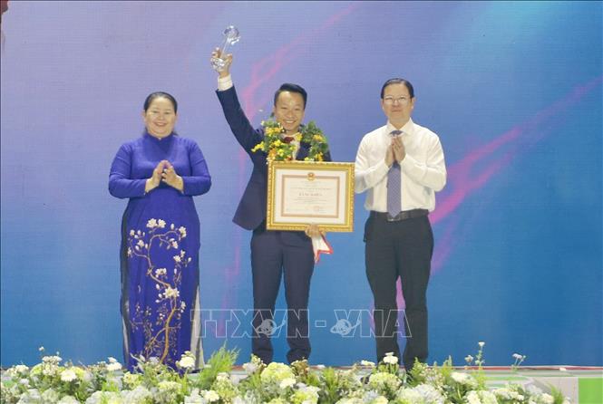 Nguyễn Hồng Huy, Giám đốc Công ty TNHH Sô Cô La Hallelu. Ảnh: Hồng Giang - TTXVN.