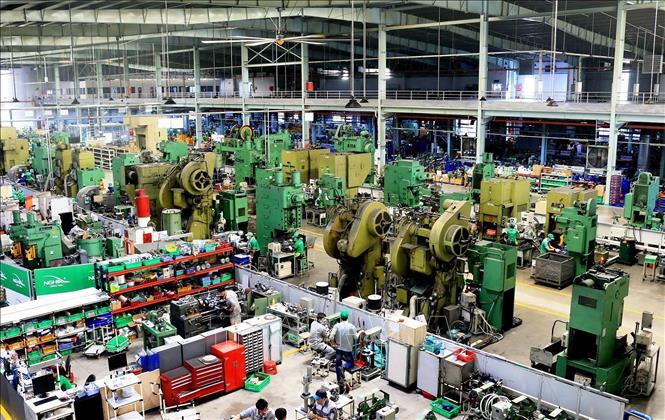 A plant of the Kem Nghia Co. Ltd at Tan Phu Trung industrial park in Cu Chi district, Ho Chi Minh City. VNA Photo: Hồng Đạt