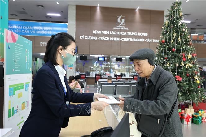 Bệnh viện Lão khoa Trung ương là bệnh viện chuyên khoa hàng đầu trong điều trị và chăm sóc sức khỏe cho người cao tuổi tại Việt Nam. Ảnh: Minh Quyết – TTXVN
