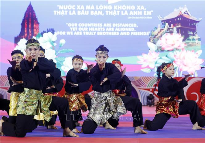 Vna Performance Perth Vietnamese, Indonesian leaders attend martial arts performance in Hanoi ...