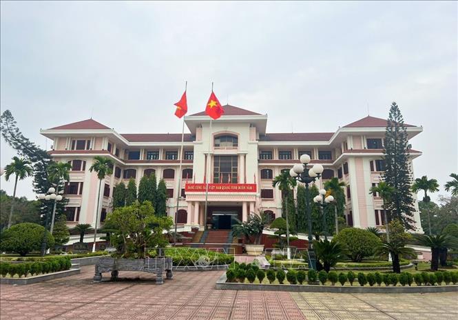 Trụ sở Tỉnh ủy Bắc Ninh. Ảnh: TTXVN phát