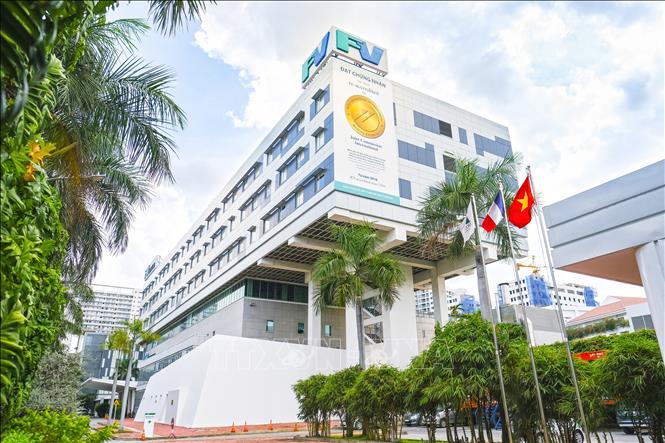 Bệnh viện FV, Thành phố Hồ Chí Minh là bệnh viện quốc tế đầu tiên tại Việt Nam. Ảnh: TTXVN phát
