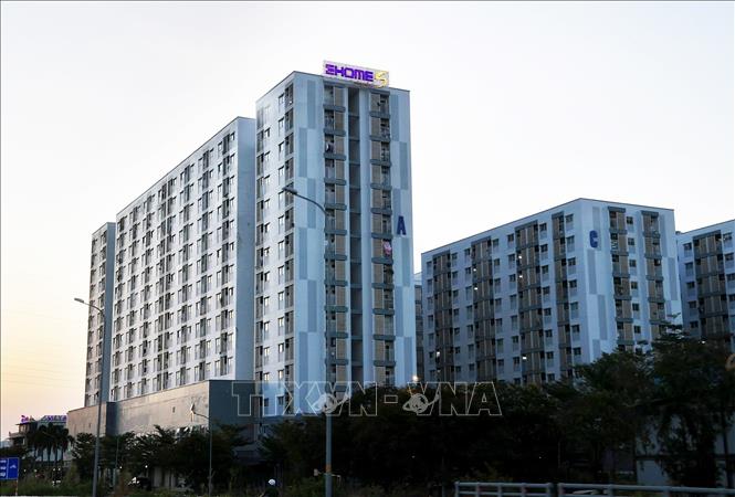 Apartment buildings on Dong Van Cong Street, Thu Duc City. VNA Photo