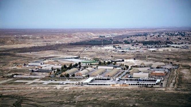 Căn cứ không quân Ain al-Asad tại tỉnh Anbar, Iraq. Ảnh: IRNA/TTXVN