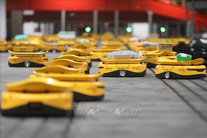 Nhờ tự động hoá, tổ hợp cũng giúp tối ưu 60% chi phí nhân sự. Ảnh: Minh Quyết – TTXVN