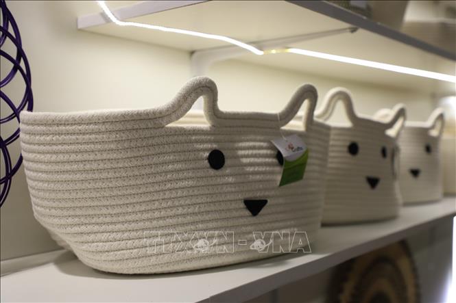 Vietnamese handicraft products on display at the Ambiente Frankfurt 2024. VNA Photo: Thu Hằng 