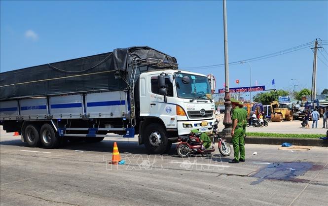 Hiện trường vụ tại nạn. Ảnh: TTXVN phát
