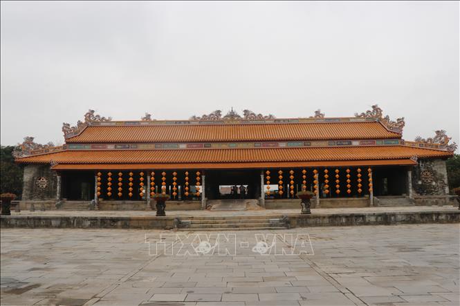 Constructed in 1805, Thai Hoa palace is one of the five main palaces of the former royal citadel, along with Kien Trung, Can Chanh, Can Thanh, and Khon Thai. VNA Photo: Tường Vi 