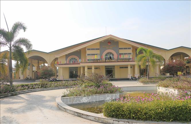 Khu vực Trạm kiểm soát liên hợp Cửa khẩu Quốc tế Tịnh Biên (An Giang) thông thoáng những ngày cận Tết Nguyên đán Giáp Thìn 2024. Ảnh: Công Mạo-TTXVN