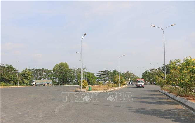 Khu vực Trạm kiểm soát liên hợp Cửa khẩu Quốc tế Tịnh Biên thông thoáng những ngày cận Tết Nguyên đán Giáp Thìn 2024. Ảnh: Công Mạo-TTXVN