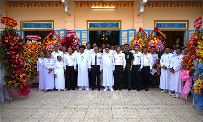 Các đại biểu chụp ảnh lưu niệm. Ảnh: Minh Phú - TTXVN