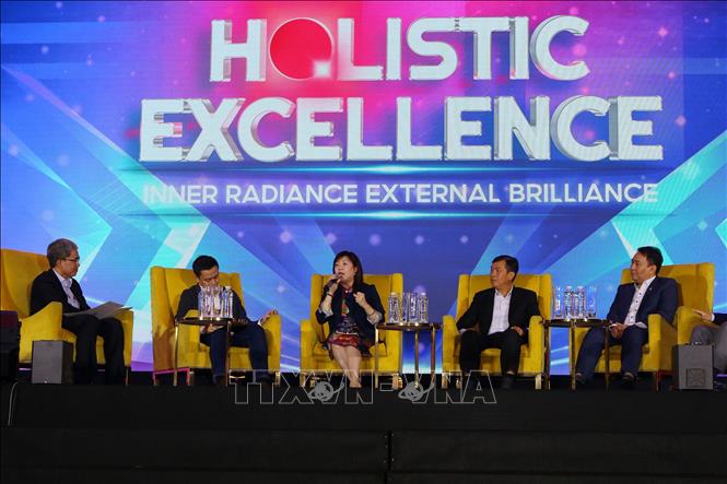 Quang cảnh hội thảo “Holistic Excellence”. Ảnh: Thanh Vũ - TTXVN
