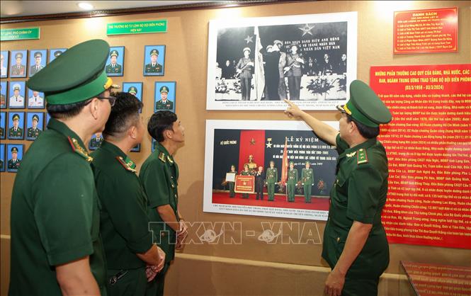 Nơi đây được xem là “địa chỉ đỏ” và là “nhân chứng lịch sử” để giáo dục, nhắc nhở các thế hệ cán bộ chiến sĩ Bộ đội Biên phòng. Ảnh: Giang Phương - TTXVN