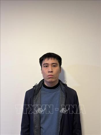 Bị can Nguyễn Hồng Sơn, sinh năm 1995; nơi ở hiện nay:xã Tam Phúc, huyện Vĩnh Tường, Vĩnh Phúc; nghề nghiệp:Lao động tự do. Ảnh: TTXVN phát

