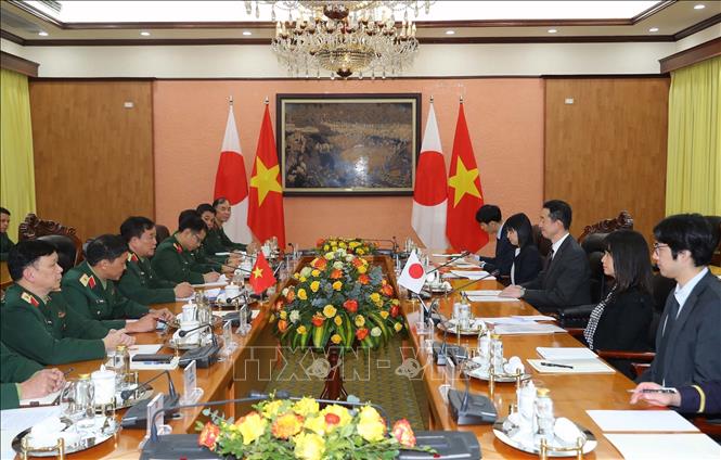 A view of the 10th Vietnam-Japan Defence Policy Dialogue. VNA Photo: Trọng Đức 