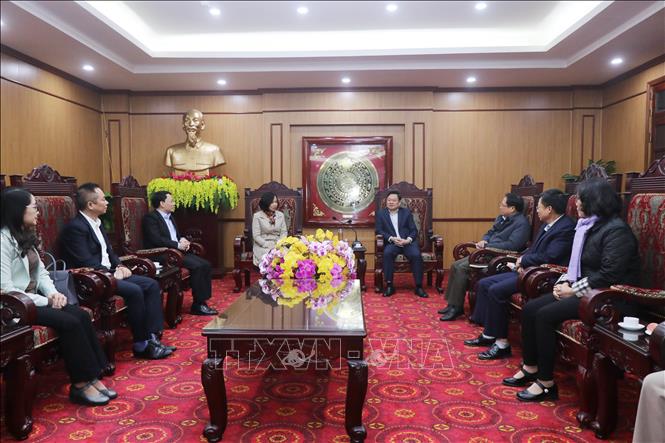 Quang cảnh buổi làm việc. Ảnh: Vũ Hoàng Giang - TTXVN
