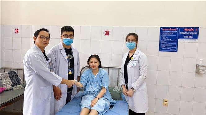 Nữ bệnh nhân N.T.T.K có khối u 