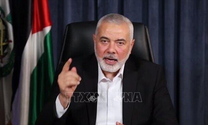 Thủ lĩnh phong trào Hồi giáo Hamas Ismail Haniyeh. Ảnh: IRNA/TTXVN