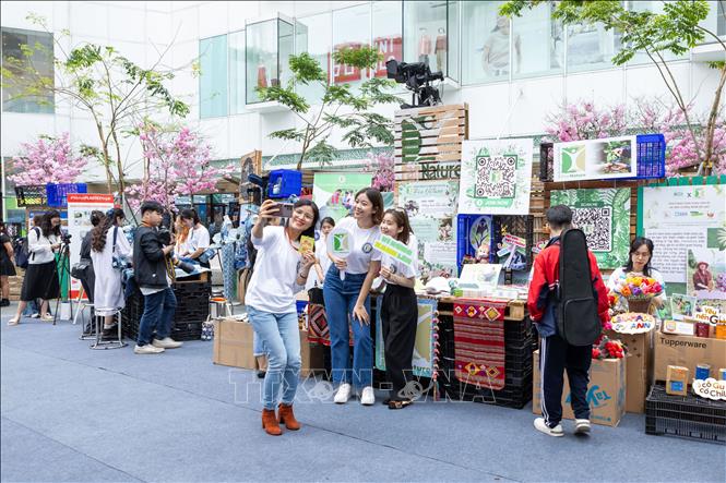 Gian hàng Pannature. Ảnh: Trần Đức Minh – TTXVN phát