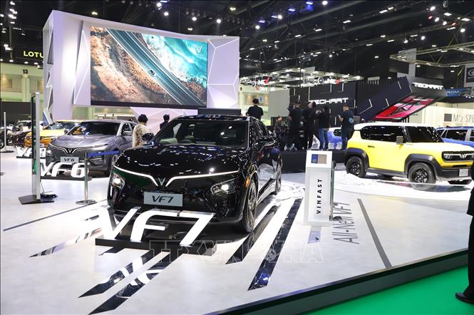 VinFast introduces its mobility solutions at the BIMS 2024. VNA Photo: Đỗ Sinh