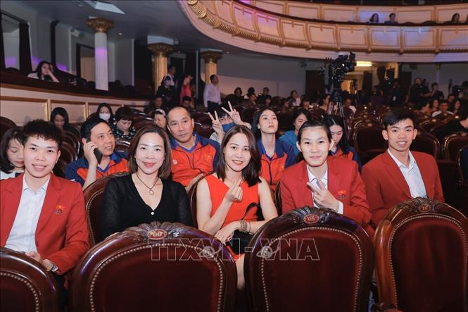 Đại biểu tham dự Lễ trao giải. Ảnh: Minh Quyết - TTXVN

