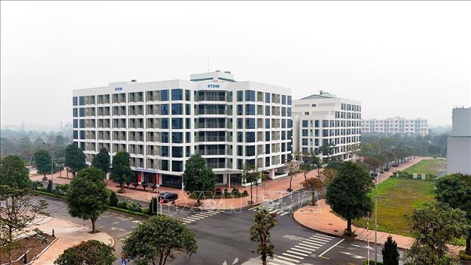 A social housing project is completed by Viglacera Corporation in Dong Van district, the northern province of Ha Nam. VNA Photo: Tuấn Anh 