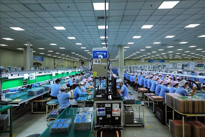 Tổng sản phẩm trong nước (GDP) quý I/2024 ước tính tăng 5,66% so với cùng kỳ năm trước. Ảnh: Tuấn Anh - TTXVN