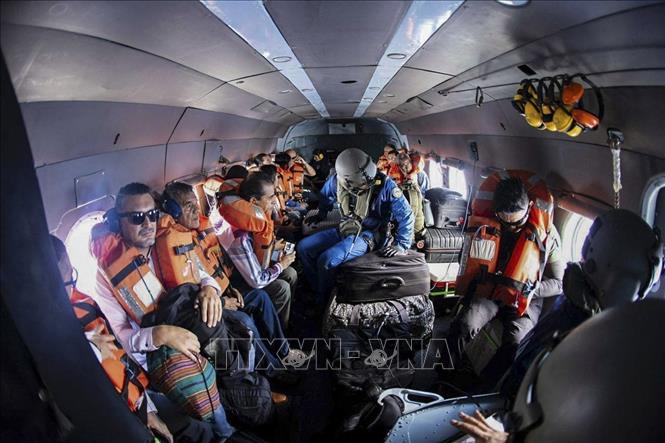 Công dân Mexico được sơ tán khỏi Haiti ngày 1/4/2024. Ảnh: AFP/TTXVN