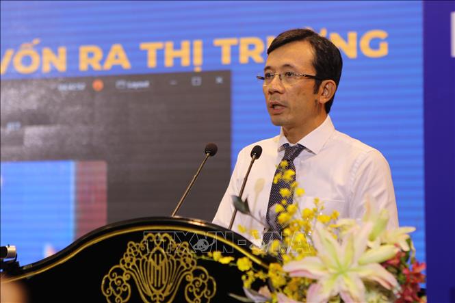 Ông Trần Xuân Toàn, Phó Tổng viên tập Báo Tuổi Trẻ phát biểu tại hội thảo. Ảnh: Thanh Vũ - TTXVN 