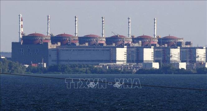 (Tư liệu) Quang cảnh nhà máy điện hạt nhân Zaporizhzhia ở miền Nam Ukraine. Ảnh: Kyodo/TTXVN