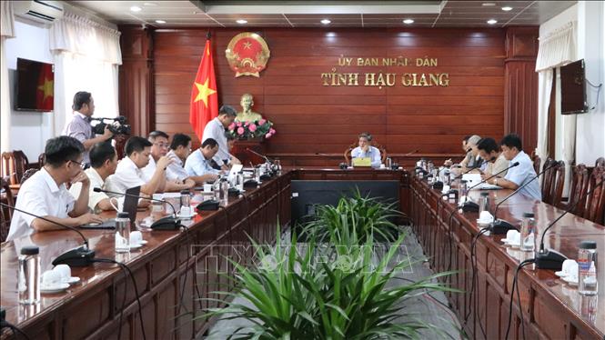 Quang cảnh buổi làm việc. Ảnh: Hồng Thái - TTXVN