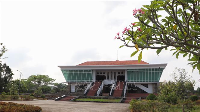 Một góc Khu di tích Chiến thắng Chương Thiện (phường V, thành phố Vị Thanh). Ảnh: Hồng Thái - TTXVN